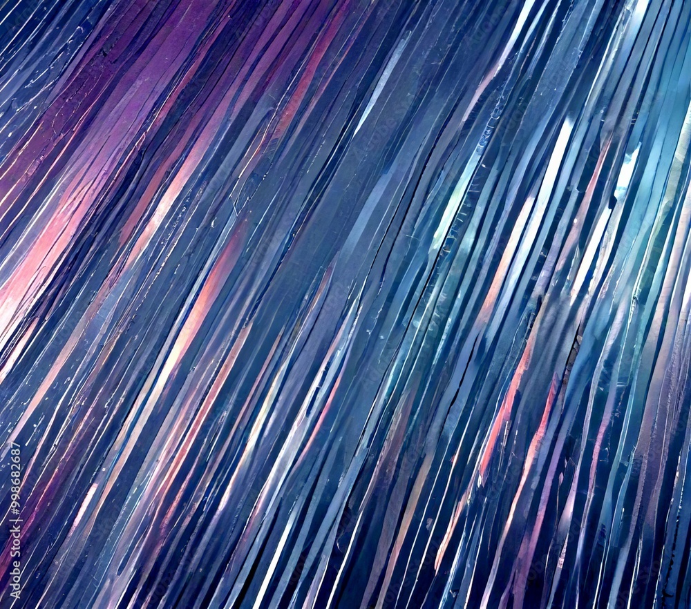 Poster a close-up view textured surface with vertical lines of varying thicknesses and colors, creating a sense of depth and movement