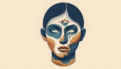 surreal portrait of a person