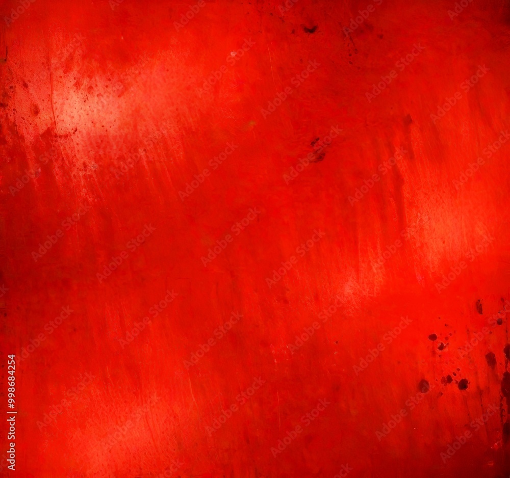 Poster a close-up view red surface with a textured, rough appearance The color of the surface is vibrant and the graininess of the texture is noticeable