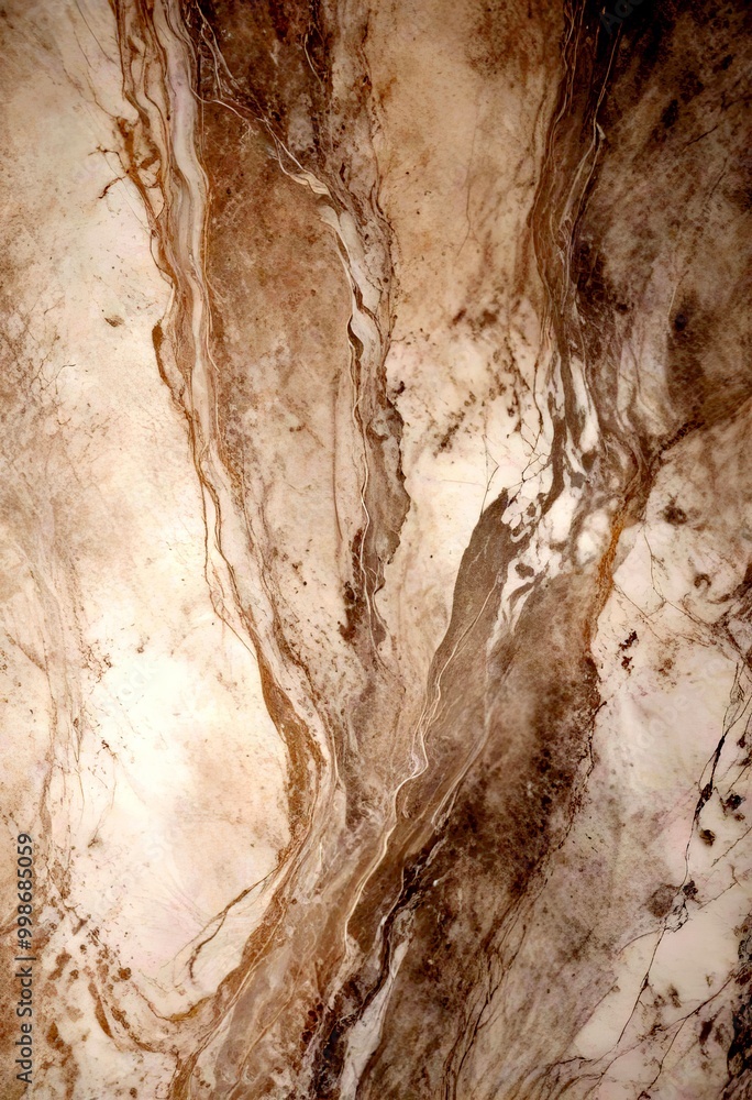 Poster a close-up view marble surface with a textured, swirling pattern of light and dark gray marble