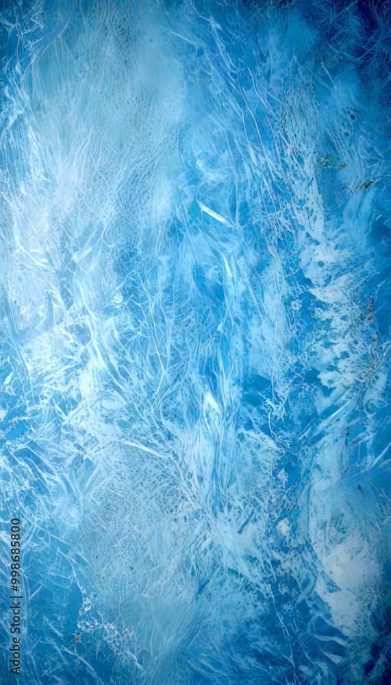 Aufkleber a textured surface with a light blue hue, resembling a frozen or icy surface The surface has a subtle pattern of lines and swirls, adding depth and complexity to the