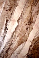 Obraz premium a close-up view marble surface with a textured, striped pattern in shades of gray and white