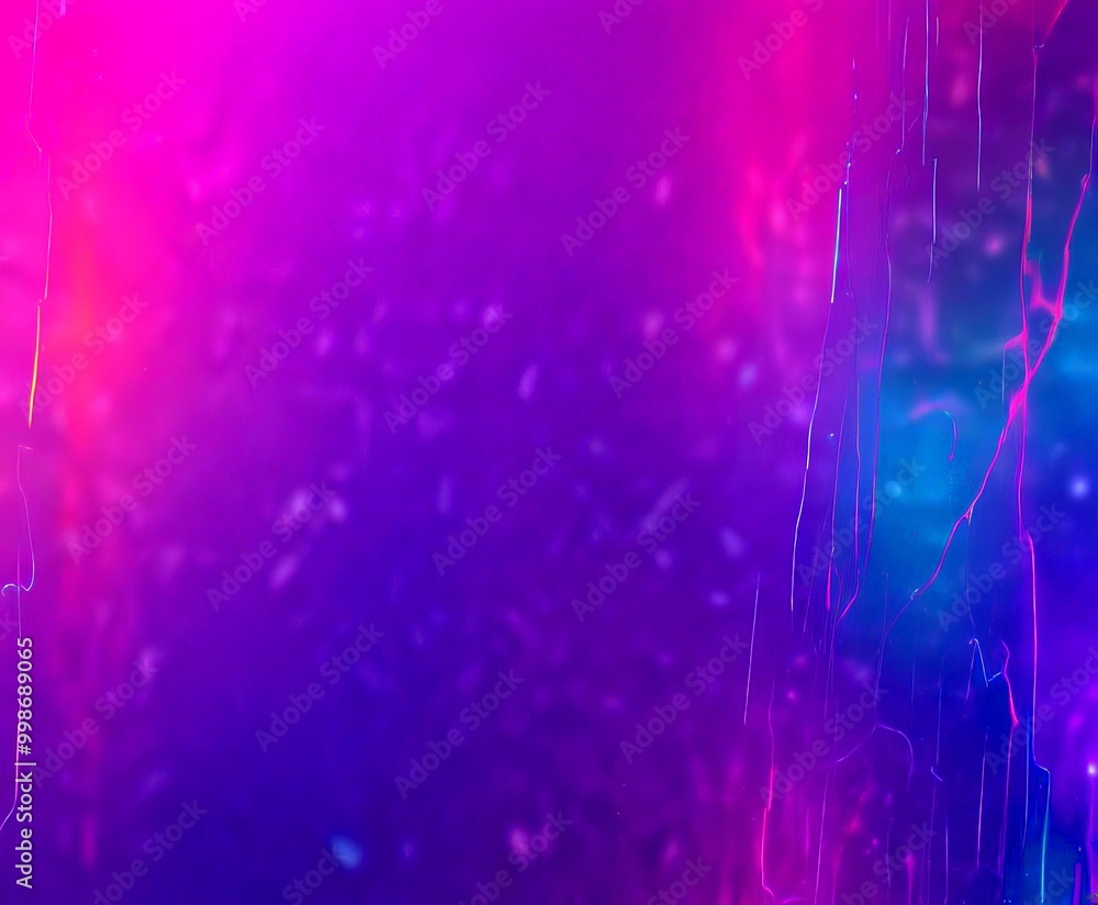 Aufkleber a vibrant abstract background with a gradient of purple, blue, and orange hues The background is slightly blurred, adding a sense of depth and movement to the composition