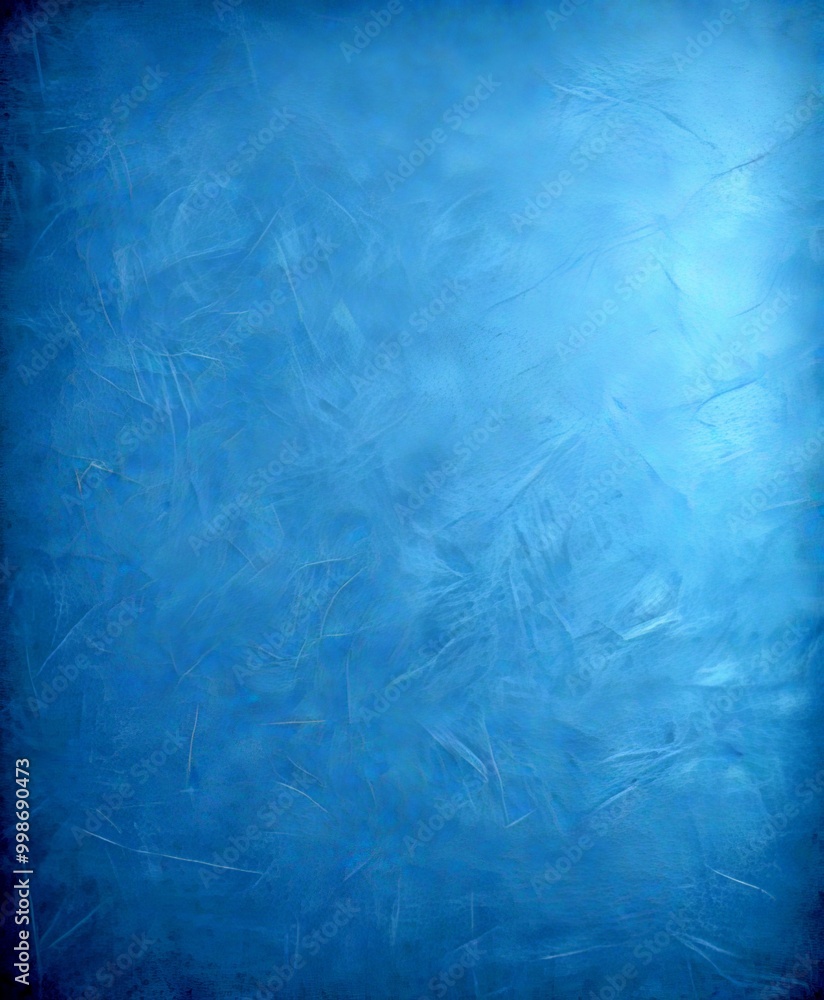 Aufkleber a textured blue surface with a slightly crumpled appearance, resembling a piece of paper or a canvas
