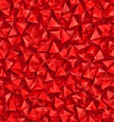 Naklejka premium a pattern of overlapping red triangles, creating a visually striking and abstract design