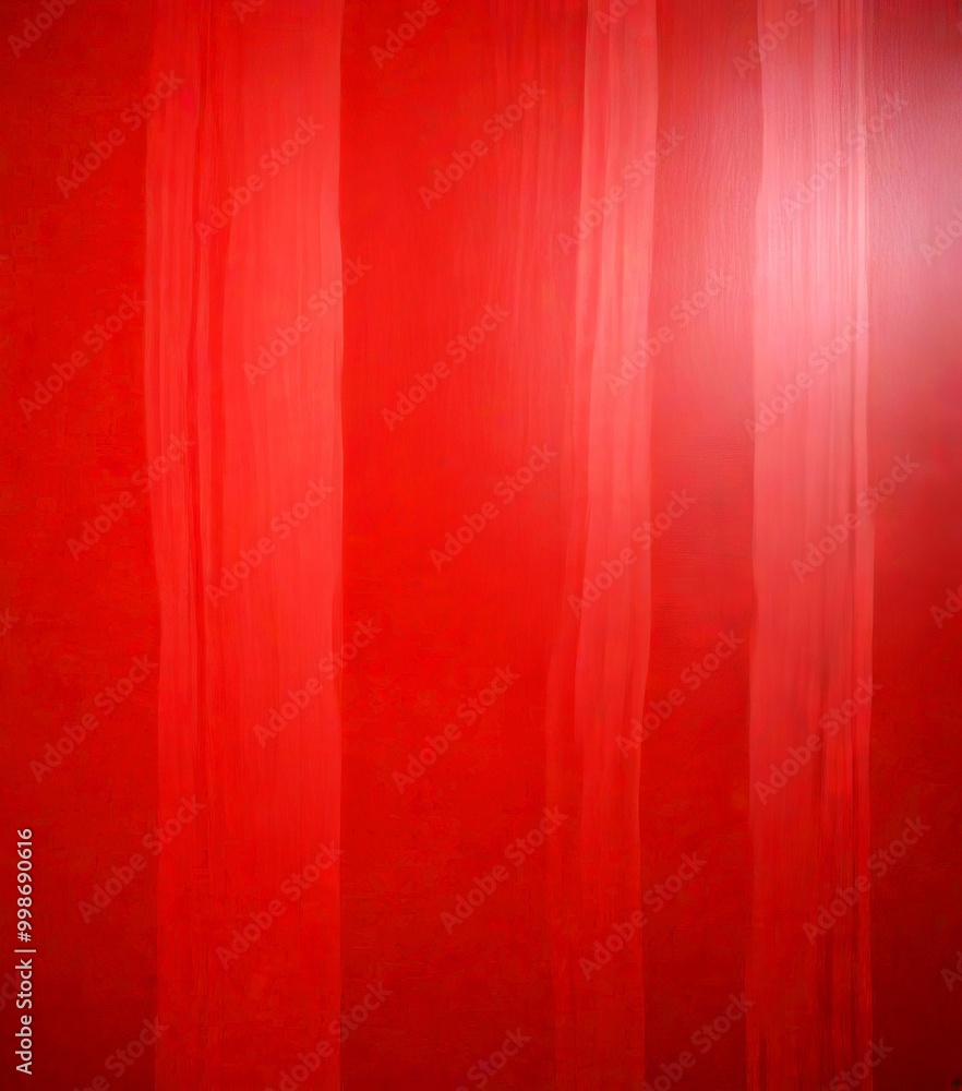 Poster a red wall with vertical stripes, creating a textured and abstract appearance