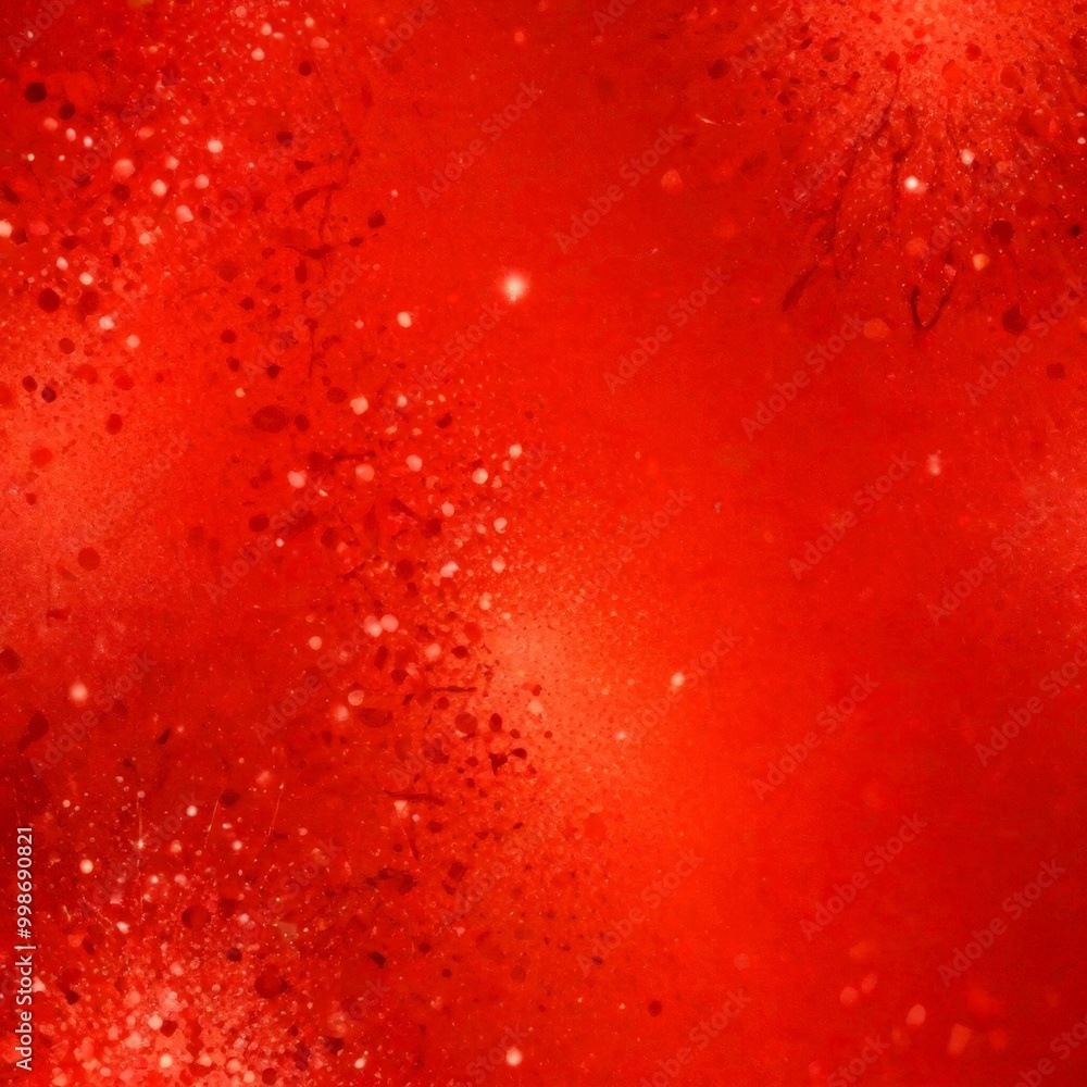 Aufkleber a vibrant red abstract background with a textured, speckled appearance, creating a dynamic and energetic visual effect