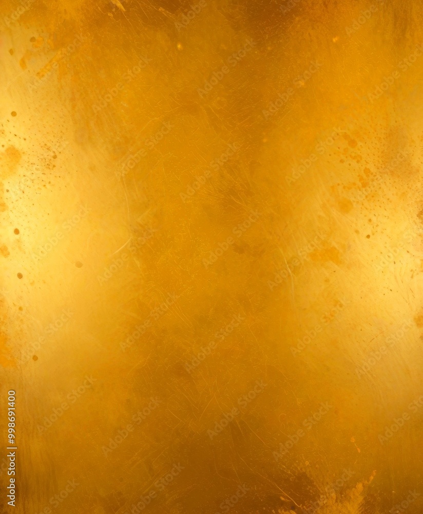 Poster a textured golden background with a subtle gradient effect, featuring a mix of darker and lighter shades of gold