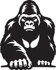 gorilla vector art