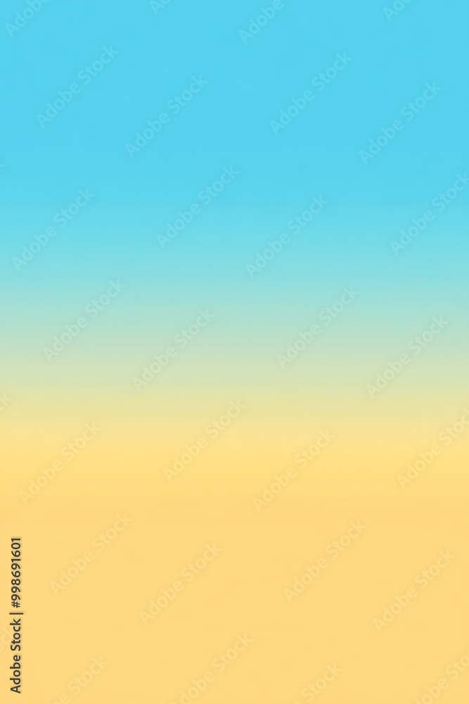 Poster a captivating blue and yellow backdrop featuring a seamless blend of colors, creating a serene and h