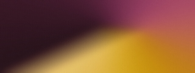 colorful abstract background with blurred gradient of burgundy yellow hues, blend of warm and cool colors, noise effect
