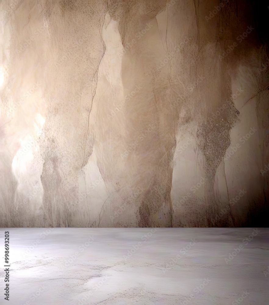 Aufkleber A plain, white concrete wall with a subtle texture, creating a minimalist and clean aesthetic
