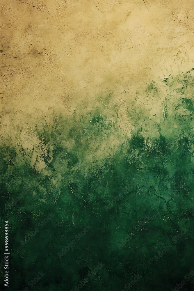 Poster serene green and black beige backdrop featuring smooth transitions: a subtle play of colors creating