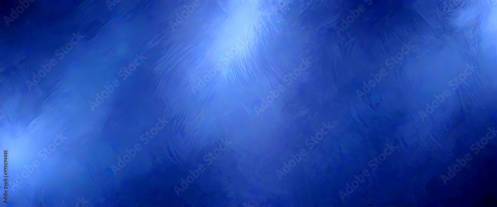 Poster a dark blue gradient background with a subtle texture, creating a sense of depth and movement