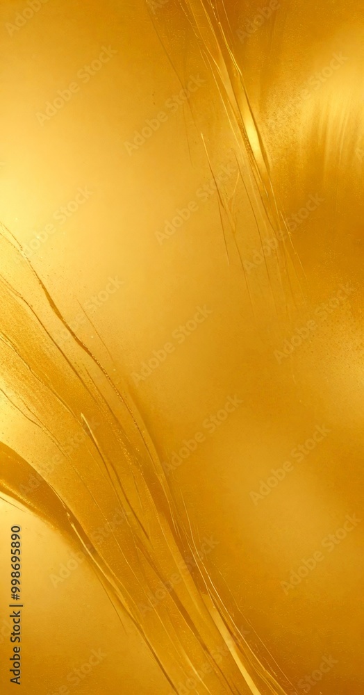 Aufkleber a golden, abstract background with a diagonal pattern of curved lines and a subtle shimmering effect, creating a sense of movement and depth
