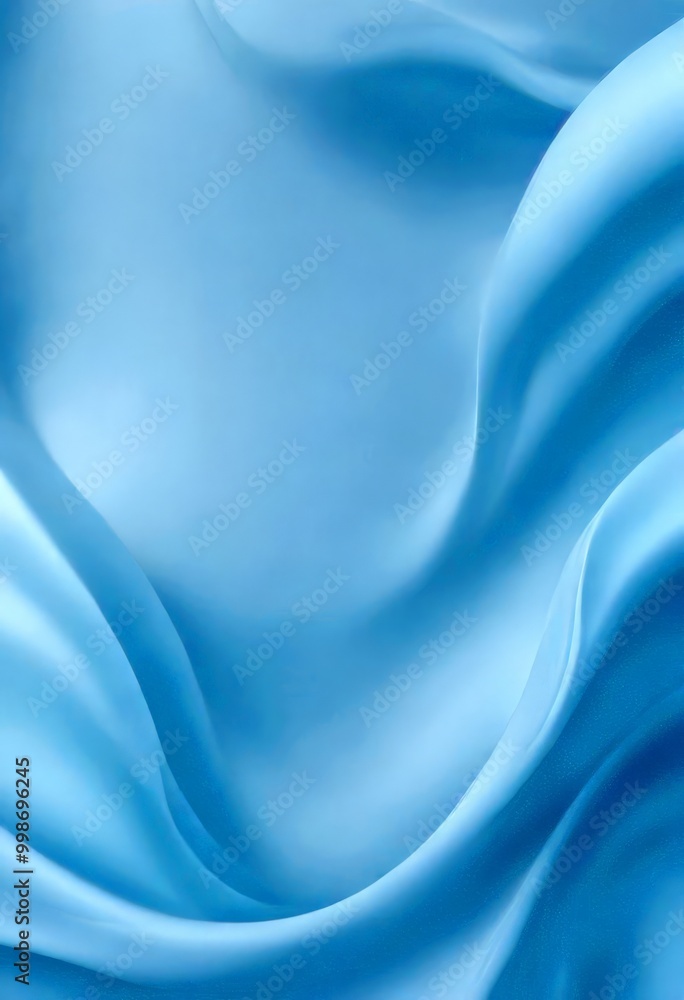 Aufkleber a serene, abstract blue background with a subtle gradient effect, creating a sense of fluidity and m