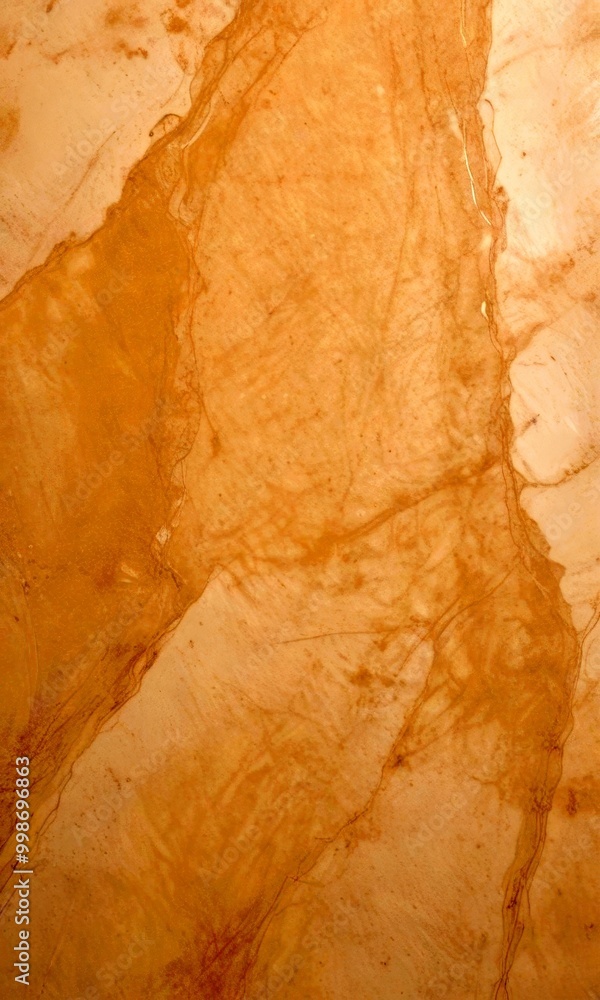 Poster a close-up view marble surface with a textured, beige-colored marble pattern