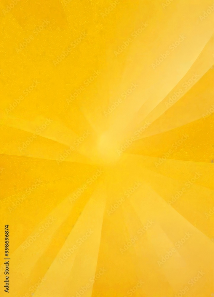 Fototapete a vibrant yellow background with radiating lines, creating a dynamic and energetic visual effect