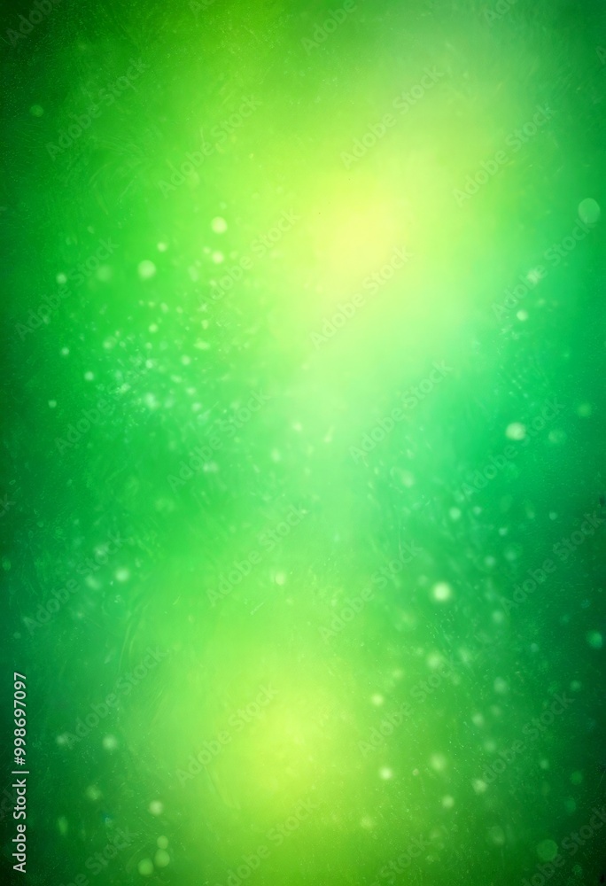 Poster a vibrant green background with a subtle gradient effect, creating a sense of depth and movement the