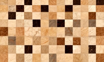 Fototapeta premium a grid of square tiles with a variety of colors and textures, arranged in a pattern that resembles a mosaic