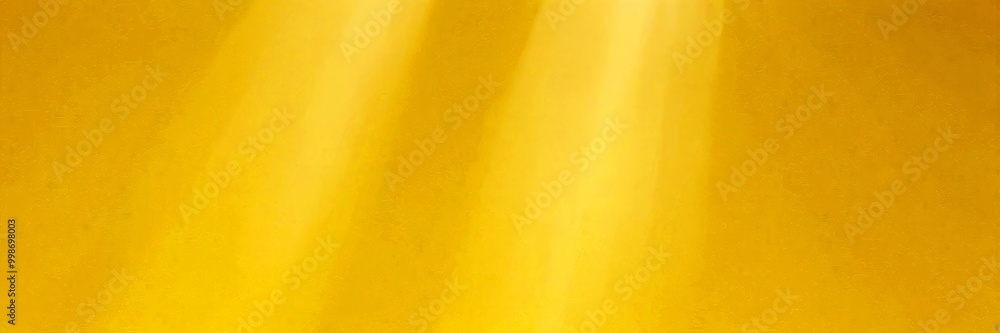 Aufkleber a gradient of warm yellow hues, with rays of light emanating from the top left corner, creating a sense of depth and dimension