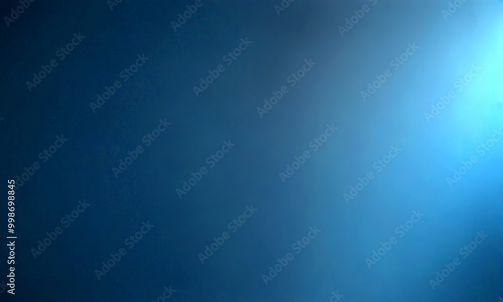 Poster a gradient of blue and black colors, transitioning from a deep blue at the top to a lighter shade at