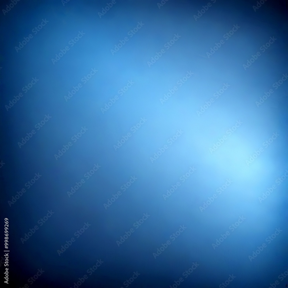 Poster a gradient background transitioning from a deep blue at the top to a lighter shade at the bottom, creating a sense of depth and movement