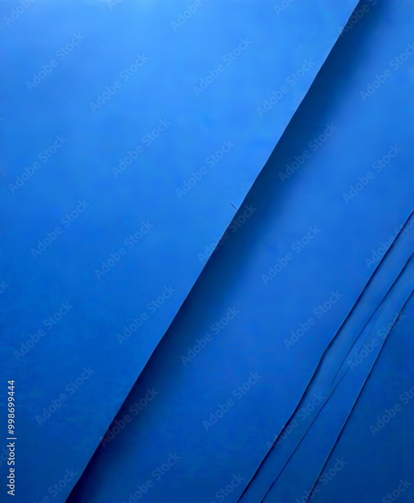 Leinwandbilder a dark blue background with a diagonal line running across it, creating a sense of depth and movement