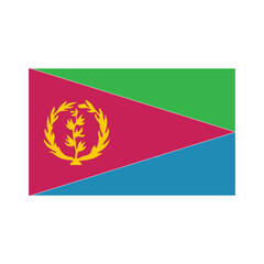 Fototapeta premium eritrea country flag