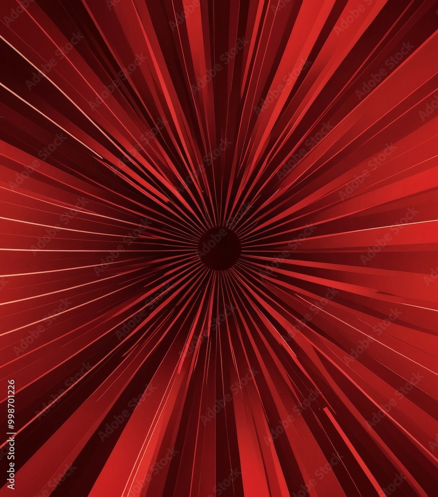 Poster a radial radial gradient background with a red center and radiating lines extending outward in all directions.