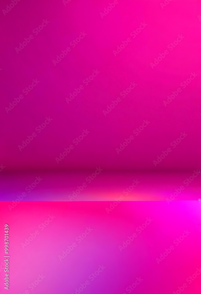 Poster a gradient background transitioning from a deep pink at the top to a lighter purple at the bottom, c