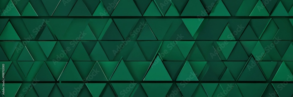 Aufkleber a repeating pattern of green triangles arranged in a grid-like fashion, creating a visually striking and geometric design