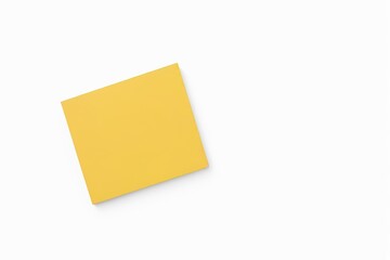 yellow square on white background with no shadow