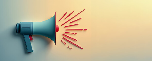 Amplify Your Message: Effective Communication Strategies, Marketing Mastery: Harnessing the Power of Announcements, hand megaphone