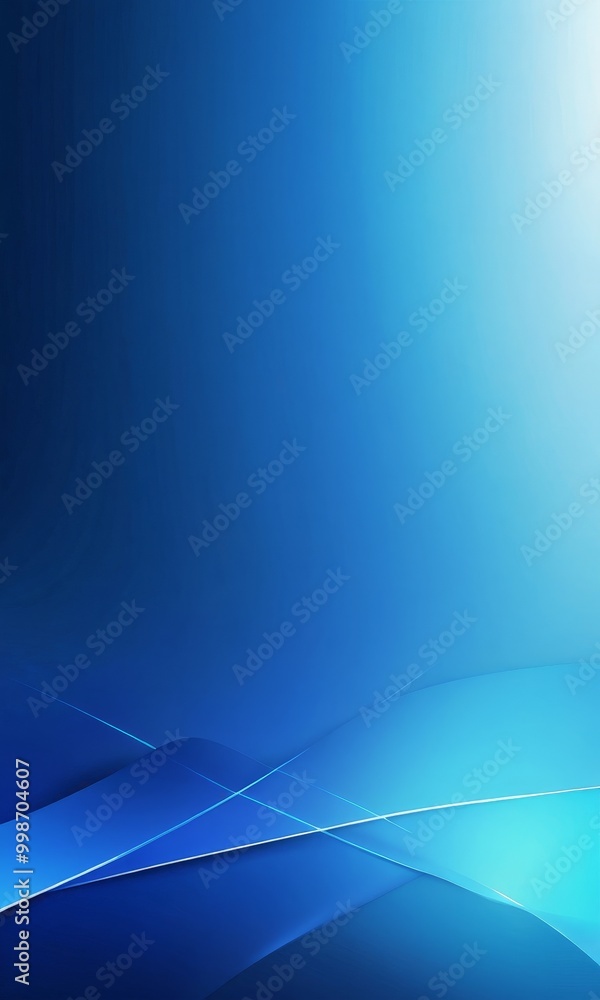 Aufkleber a gradient background transitioning from a deep blue at the top to a lighter shade at the bottom, with a subtle gradient effect