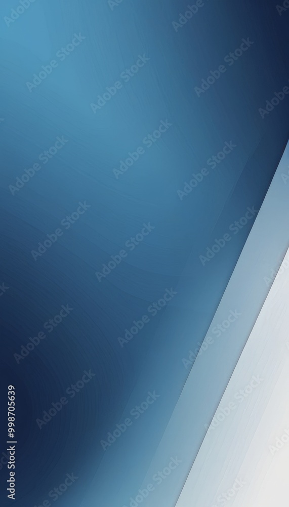 Aufkleber a gradient background transitioning from a deep blue at the top to a lighter shade at the bottom, with a white diagonal line running across the center