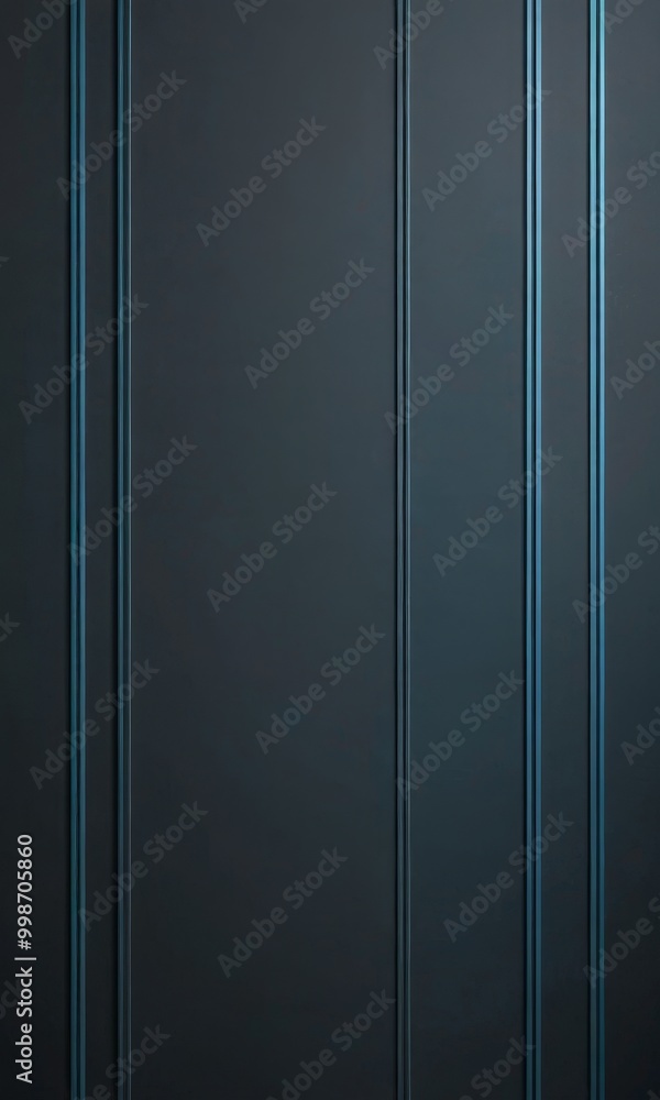 Aufkleber a dark gray panel with vertical blue lines running along the top and bottom edges, creating a sense of depth and dimension
