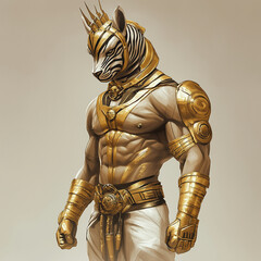 A unicorn character for slot game, video game, mobile game, Illustration