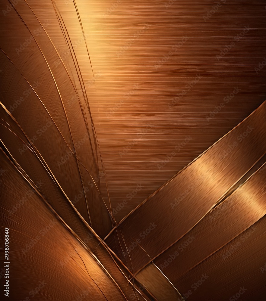Poster a textured background with a warm, golden color palette The dominant color is a rich brown, which is further accentuated by the diagonal lines and curves that create a sense
