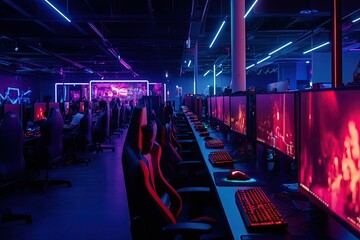 A modern computer nightclub