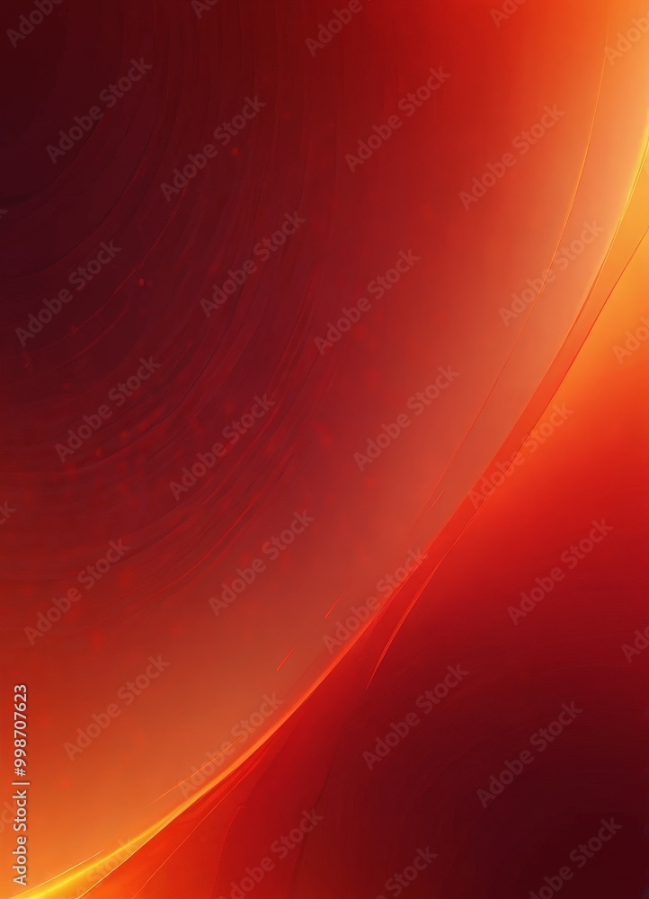 Poster a vibrant abstract background with a gradient of red and orange hues, creating a dynamic and fiery visual effect