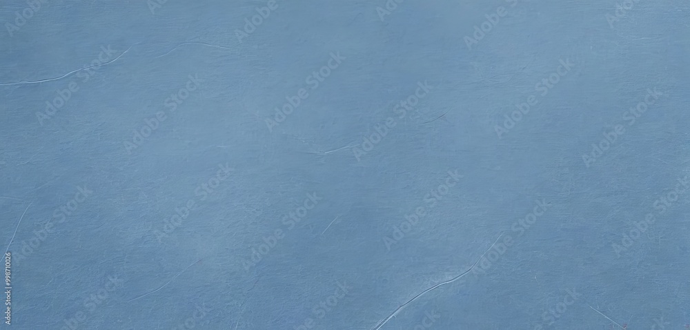 Poster a close-up view blue surface with a subtle texture, resembling a frozen lake or a sheet of ice