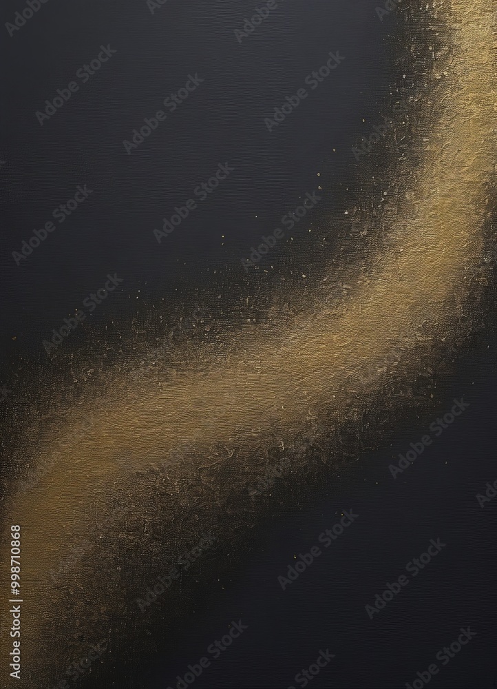 Aufkleber a dark background with a curved, golden line that appears to be in motion, creating a sense of movement and energy