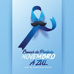 flat blue november background in spanish