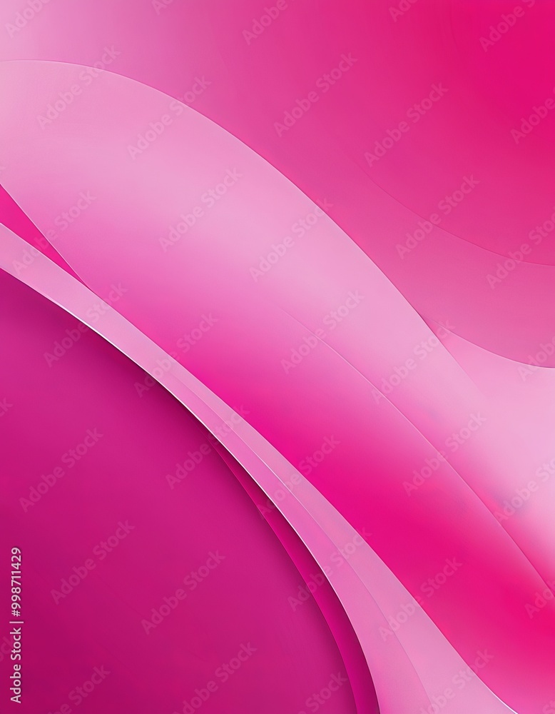 Aufkleber a gradient background transitioning from a deep pink at the top to a lighter shade at the bottom, creating a visually appealing and dynamic composition