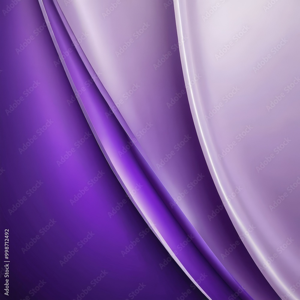 Poster a purple and white abstract background with curved lines and a gradient effect, creating a visually striking and dynamic composition.