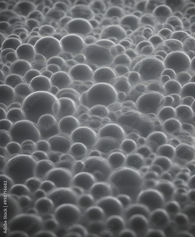 Aufkleber a close-up view textured surface with numerous small, round bubbles or spheres of varying sizes and colors, creating a visually striking and abstract pattern