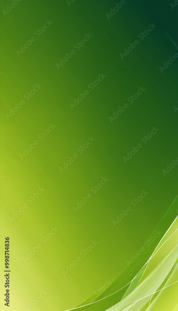 Poster a gradient background transitioning from a vibrant green at the top to a darker shade at the bottom,