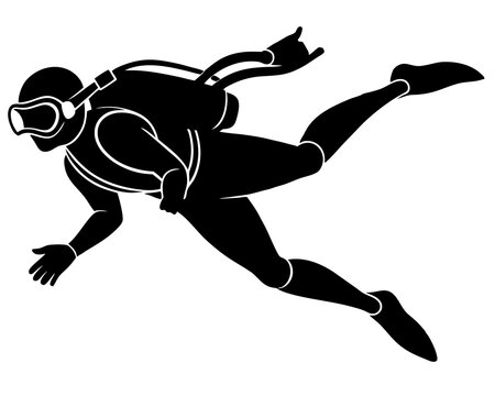 recommend clip art: scuba diving silhouette vector,scuba diving vector icon