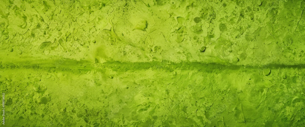 Aufkleber A close-up view textured green surface, possibly a wall or a piece of fabric, with a subtle pattern of small holes or dots